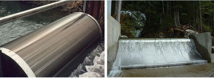 filtração de resíduos da água, telas de águas residuais, telas espiraladas para tratamento da água, tratamento industrial da água