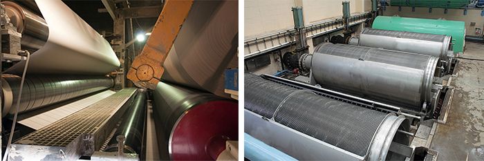 cartuchos de centrifugação, cartuchos estáticos, telas para a separação de celulose